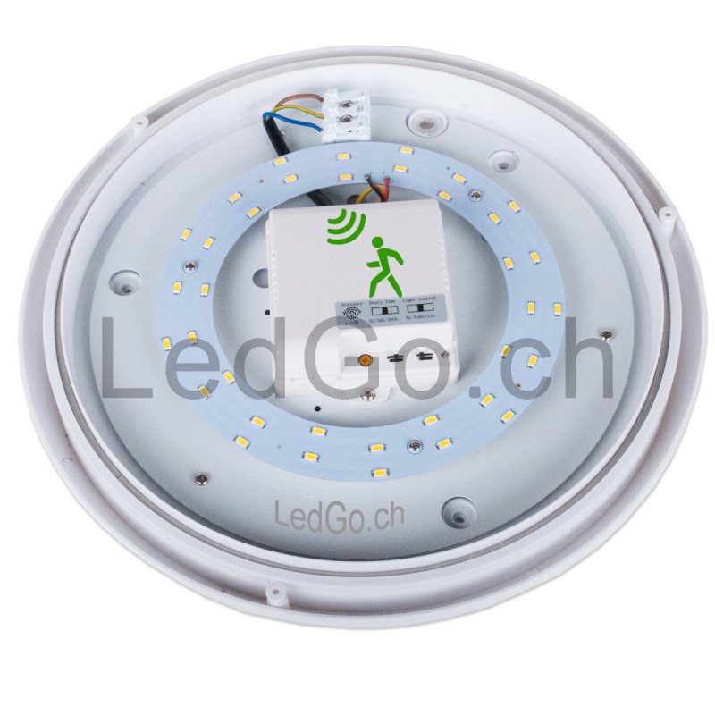 Éclairage Auvent 10 LED 364 mm détecteur mouvement