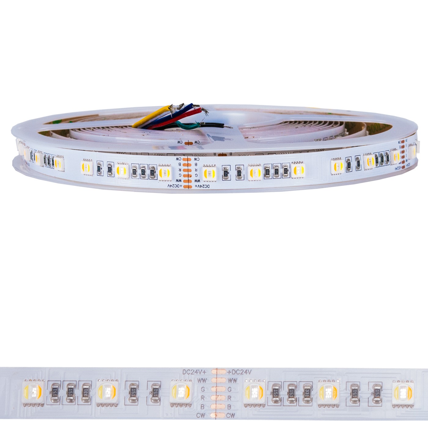 Einfeben - Ensemble de bande LED 1M, bande LED RGB 5050 SMD, bande