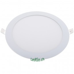 Panneau rond LED 18W 225x13mm encastrable