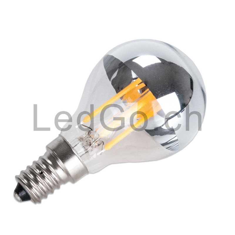 Ideal Lux, Tête lampe miroir, LED, lampe à incandescence, E14, 4W