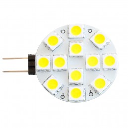 Ampoule LED G4 Plate 12 Volts Blanc Chaud équivalent Ampoule